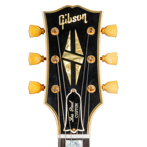 Gibson Custom Shop 1954 Les Paul Custom Reissue Staple Electric Guitar, Heavy Aged Ebony