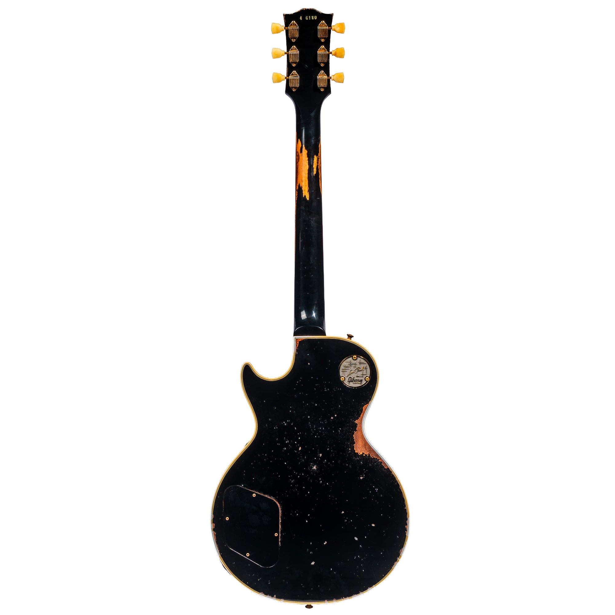 Gibson Custom Shop Les Paul Custom Staple Electric Guitar, Aged