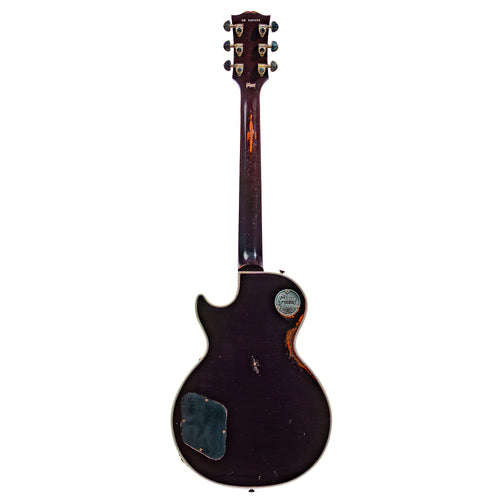 Gibson Custom Shop Les Paul Custom Electric Guitar, Murphy Lab Heavy Aged, Oxblood