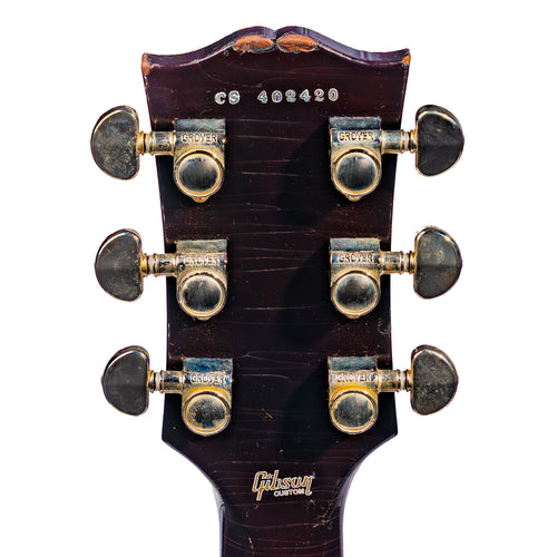 Gibson Custom Shop Les Paul Custom Electric Guitar, Murphy Lab Heavy Aged, Oxblood