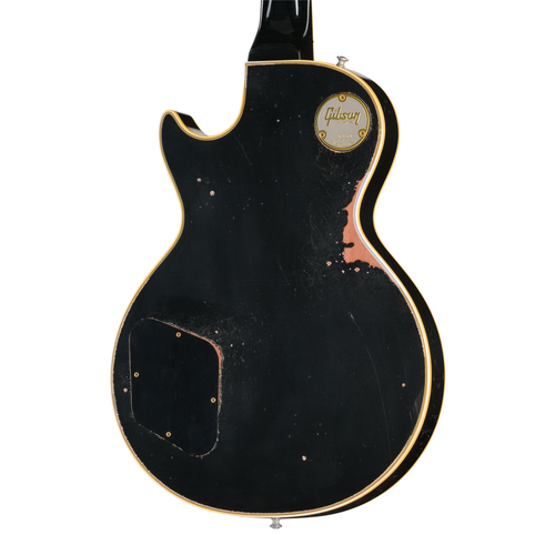 Gibson Custom Shop 1968 Les Paul Custom Reissue Electric Guitar, Heavy Aged Olive Drab Top