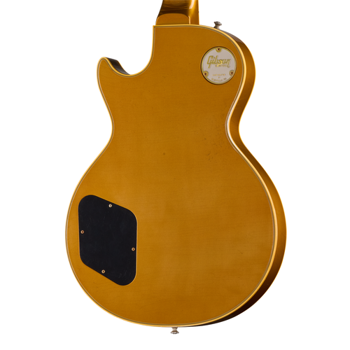 Gibson Custom Shop 1968 Les Paul Custom Reissue Electric Guitar, Light Aged Ebony Top/Gold Back