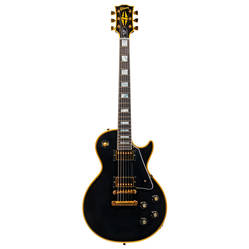 Gibson Custom Shop 1968 Les Paul Custom Reissue Electric Guitar, Ultra Light Aged, Ebony
