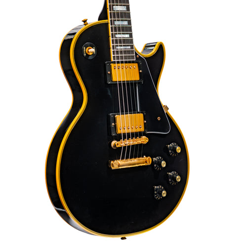 Gibson Custom Shop 1968 Les Paul Custom Reissue Electric Guitar, Ultra Light Aged, Ebony