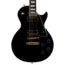 Gibson Custom Les Paul Electric Guitar, Ebony Fingerboard, Ebony Gloss Finish