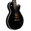 Gibson Custom Les Paul Electric Guitar, Ebony Fingerboard, Ebony Gloss Finish