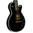 Gibson Custom Les Paul Electric Guitar, Ebony Fingerboard, Ebony Gloss Finish