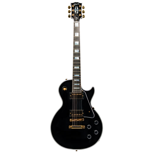 Gibson Custom Shop Modern Les Paul Custom Long Scale Electric Guitar, Ebony