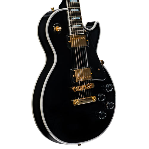 Gibson Custom Shop Modern Les Paul Custom Long Scale Electric Guitar, Ebony