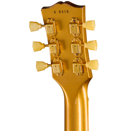 Gibson Custom Shop '56 Les Paul Standard Electric Guitar, Light Aged All Gold w/ Gold Hardware