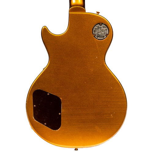Gibson Custom Shop '56 Les Paul Standard Electric Guitar, Light Aged All Gold w/ Gold Hardware