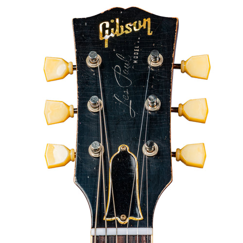 Gibson Custom Shop '59 Les Paul Standard Electric Guitar, Heavy Aged Molten Amber Burst