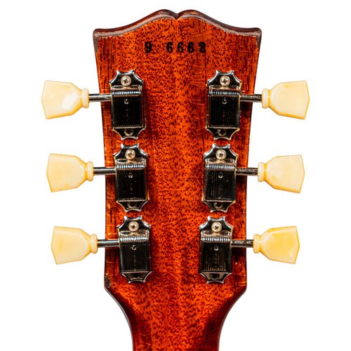 Gibson Custom Shop '59 Les Paul Standard Electric Guitar, Heavy Aged Molten Amber Burst