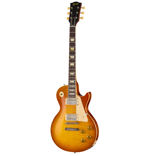 Gibson Custom Shop '59 Les Paul Standard Electric Guitar, Heavy Aged Faded Peach Burst