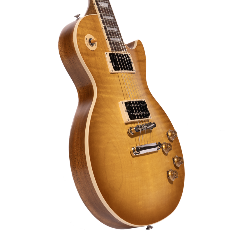 Gibson Les Paul Standard 50s Faded Electric Guitar, Vintage Honey Burst w/ Hardshell Case