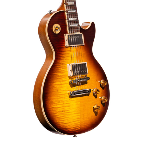 gibson les paul satin tobacco burst Tribute Electric Guitar wired to innovative push/pull volume controls that unlock coil Gibson Les Paul Tribute Satin