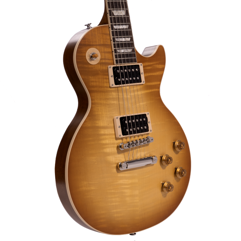 Gibson Les Paul Standard 50s Faded Electric Guitar, Vintage Honey Burst w/ Hardshell Case