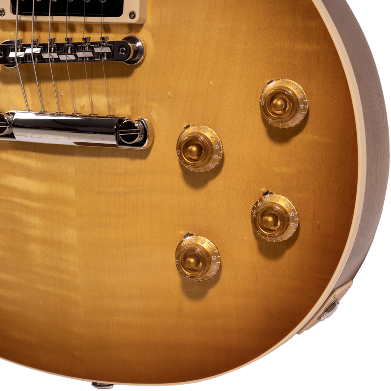 Gibson Les Paul Standard 50s Faded Electric Guitar, Vintage Honey Burst w/ Hardshell Case