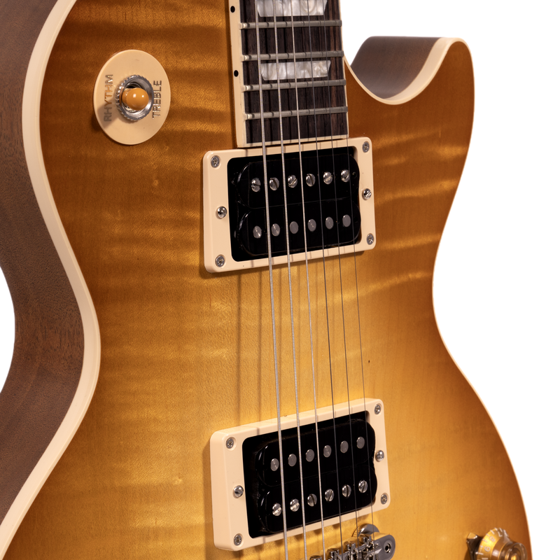 Gibson Les Paul Standard 50s Faded Electric Guitar, Vintage Honey Burst w/ Hardshell Case