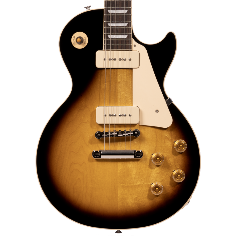 Gibson Les Paul Standard 50s P-90 Electric Guitar, Tobacco Burst w/ Hardshell Case