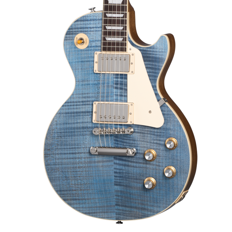 Gibson Les Paul Standard ‘60s Figured Top Electric Guitar, Ocean Blue