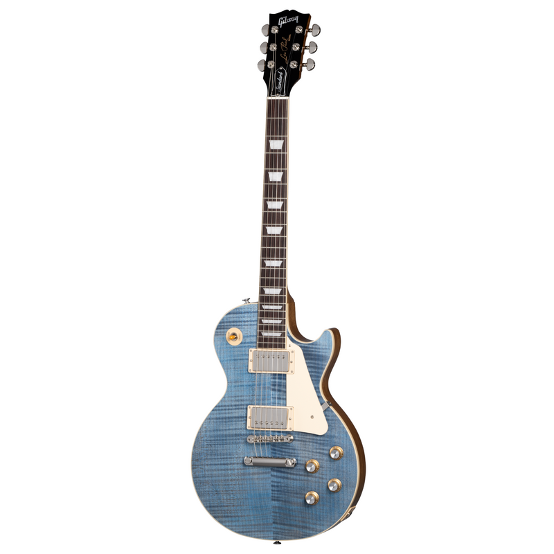 Gibson Les Paul Standard ‘60s Figured Top Electric Guitar, Ocean Blue