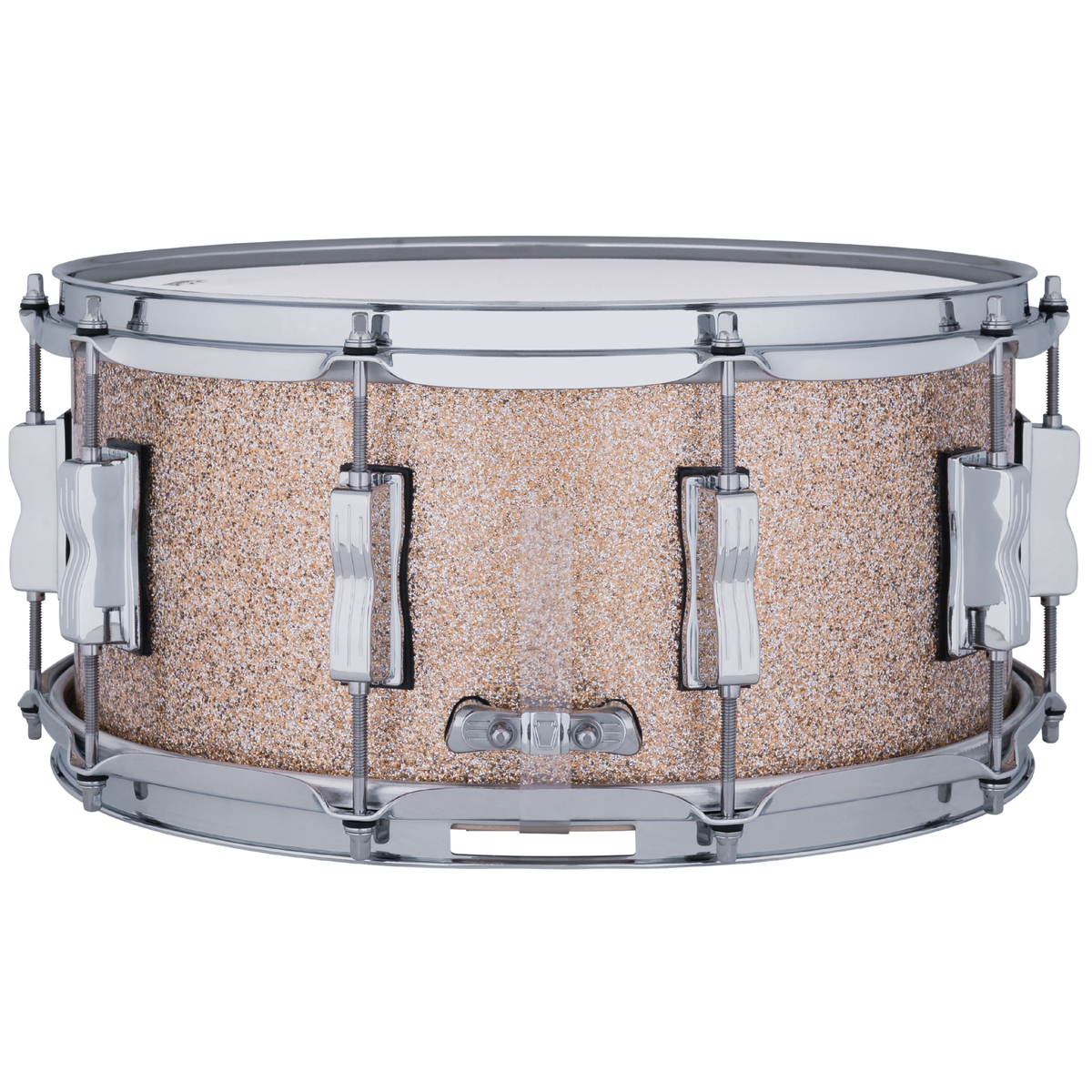 Ludwig Classic Maple 6.5x14" Snare Drum, Champagne Sparkle