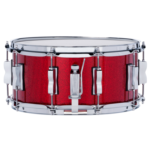 Ludwig Classic Maple 6.5x14" Snare Drum, Red Sparkle