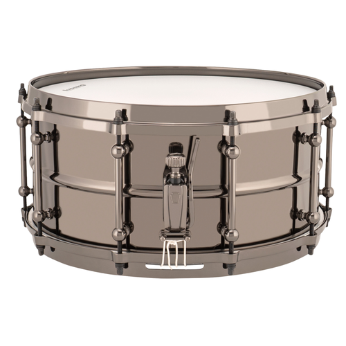 Ludwig Universal Brass 6.5x14" Snare Drum, Black Nickel Hardware