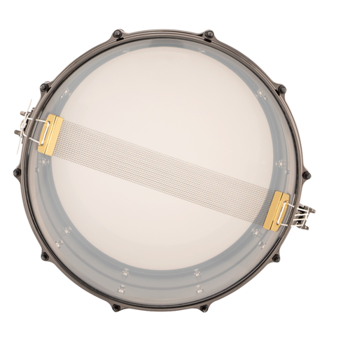Ludwig Universal Brass 6.5x14" Snare Drum, Black Nickel Hardware