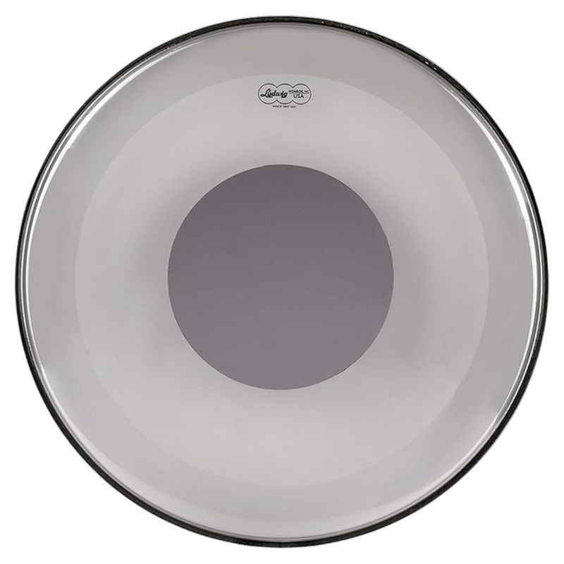 Ludwig 22" Powerstroke 3 Clear Silver Dot Drumhead