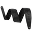 Levys Black Crocodile Leather Guitar Strap