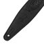 Levys Black Crocodile Leather Guitar Strap