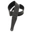 Levys 3" Wide Black Garment Leather Guitar Strap