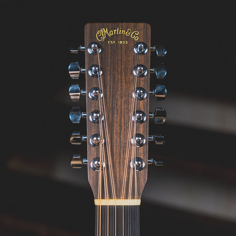 2022 Martin Grand J-16e 12-String Guitar, Rosewood Back/Sides w/Soft Case