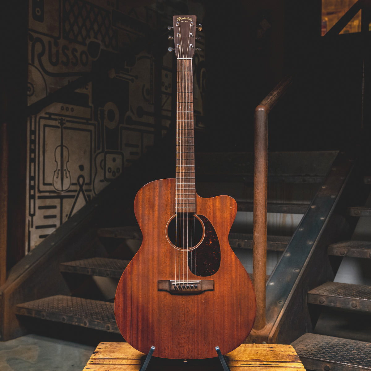2019 Martin OMC-15M Acoustic Guitar, Mahogany W/HSC - Used