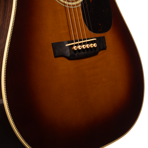 Martin Custom Shop D-28 1937 Acoustic Guitar Vintage Low Gloss With Stage 1 Aging And Ambertone Burst