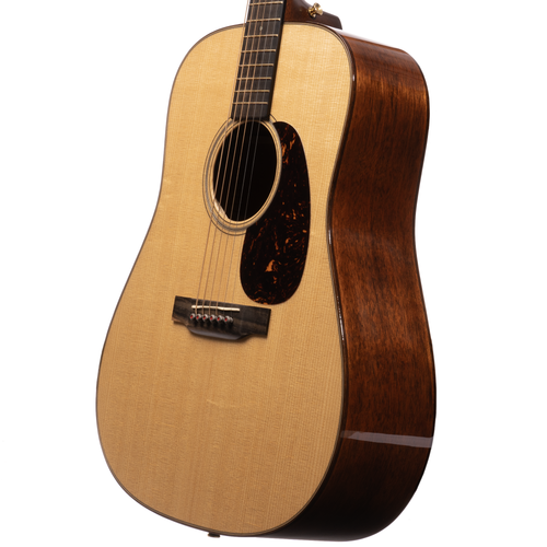 Martin D-18E Modern Deluxe Natural Acoustic-Electric Guitar with Hard Case