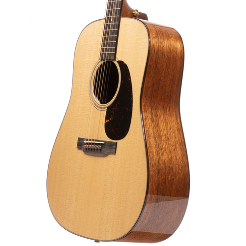 Martin D-18E Modern Deluxe Natural Acoustic-Electric Guitar with Hard Case