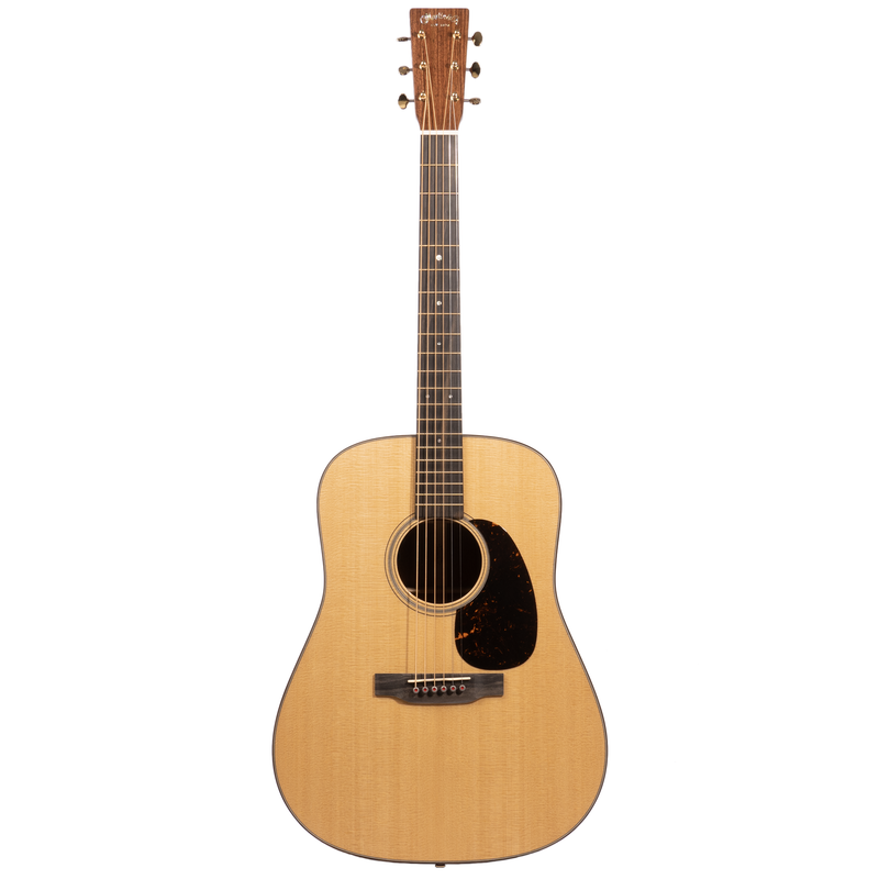 Martin D-18E Modern Deluxe Natural Acoustic-Electric Guitar with Hard Case