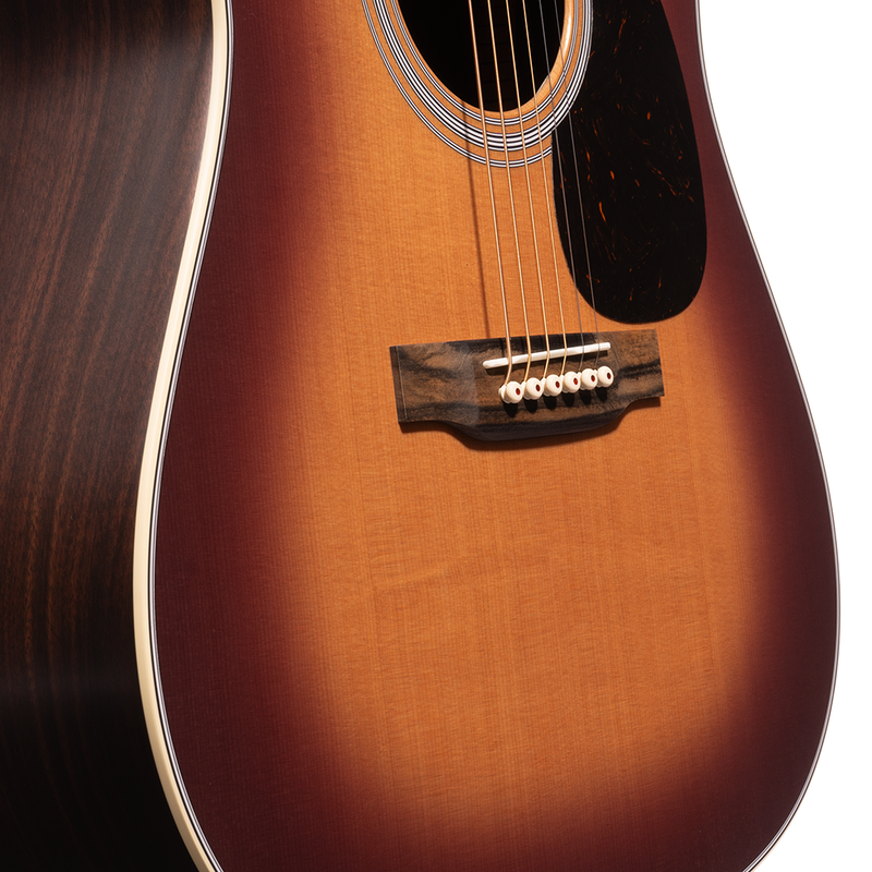 Martin D-28 Standard Series Acoustic Guitar, Satin Amberburst w/Hardshell Case