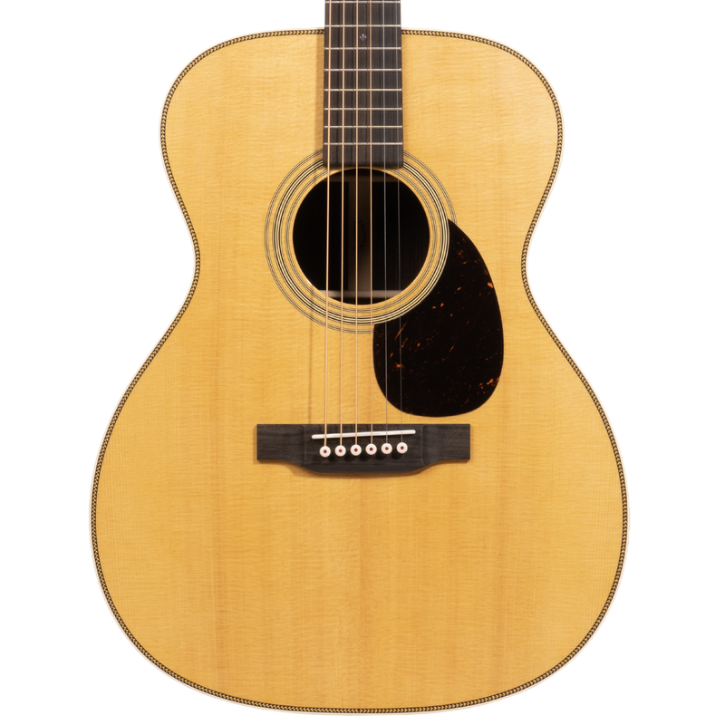 Martin OM-28 Acoustic Guitar, Spruce Top, East Indian Rosewood Back And Sides, Natural Finish
