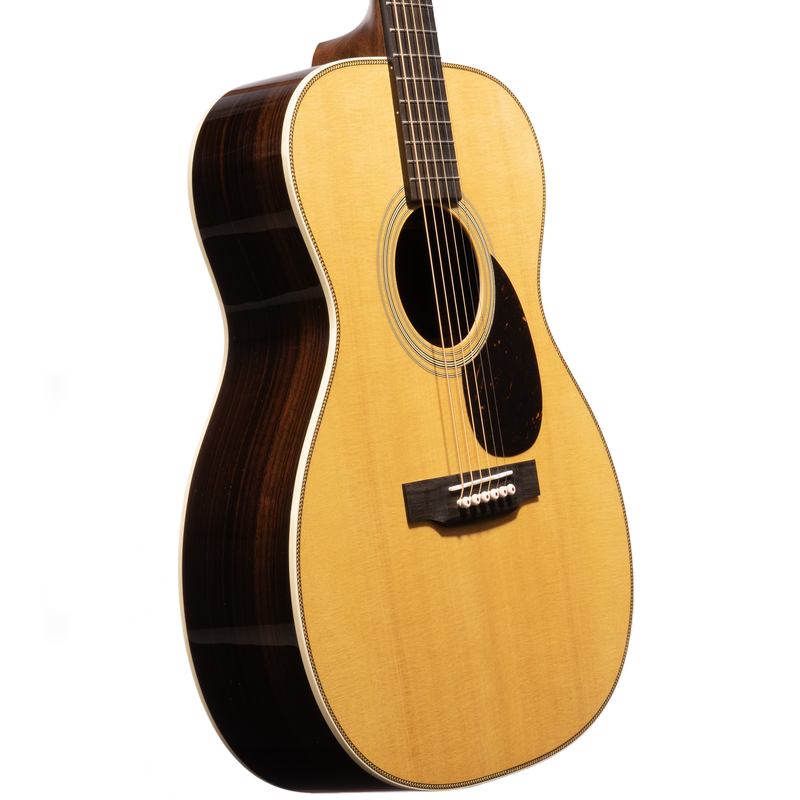 Martin OM-28 Acoustic Guitar, Spruce Top, East Indian Rosewood Back And Sides, Natural Finish