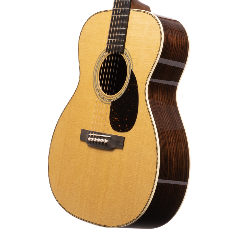 Martin OM-28 Acoustic Guitar, Spruce Top, East Indian Rosewood Back And Sides, Natural Finish
