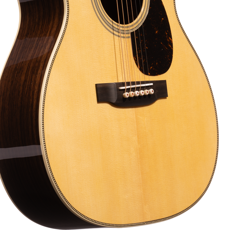 Martin OM-28 Standard Series Acoustic Guitar, Natural w/ Hard Case