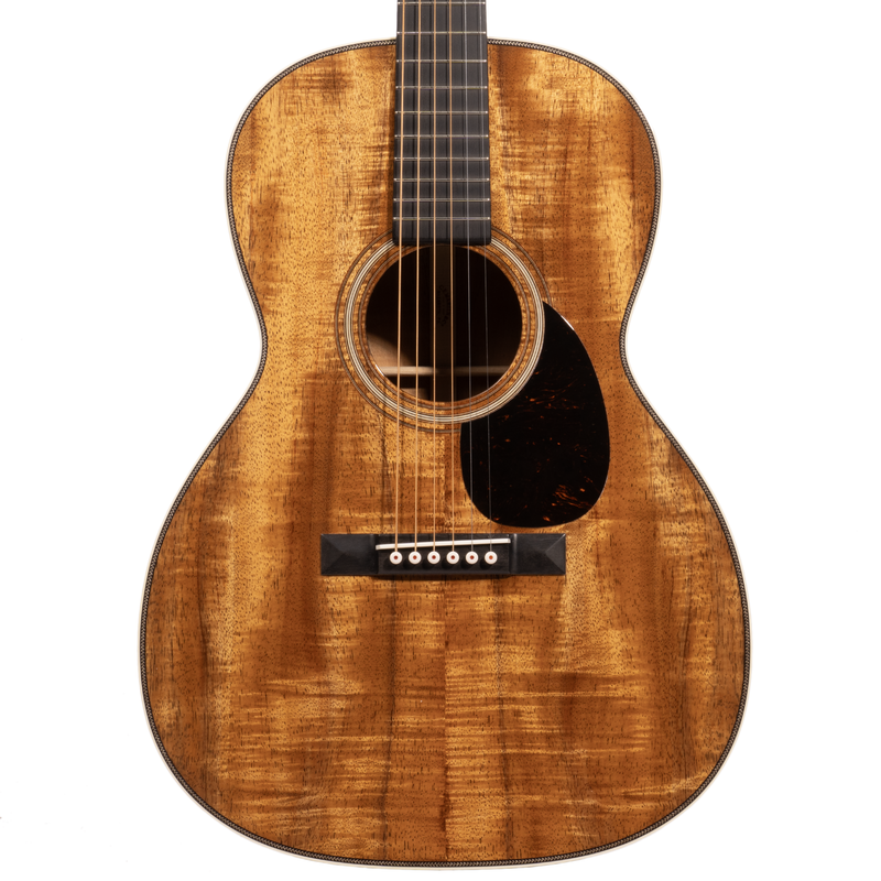 Martin Custom Shop 000 12-Fret, 28-Style Acoustic Guitar, Highly Flamed Koa  Top, Back, & Sides