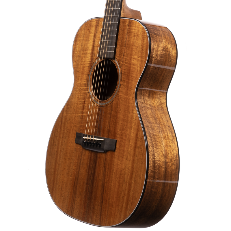 Martin Custom Shop OM Auditorium Acoustic Guitar, 18-Style, Flamed Koa Top/Back & Sides, Natural