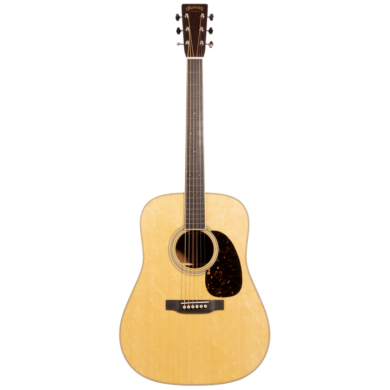 Martin Custom Shop D Dreadnought Acoustic Guitar, 28-Style, Sitka Spruce Bearclaw/Quilted Mahogany