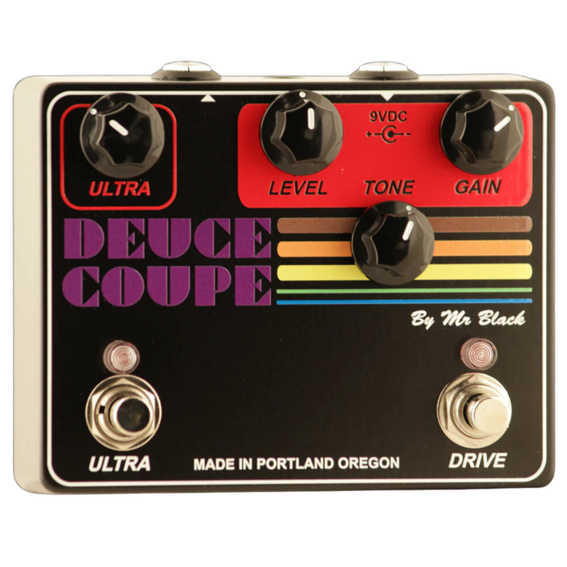 Mr Black Pedals Deuce Coupe Overdrive Effect Pedal