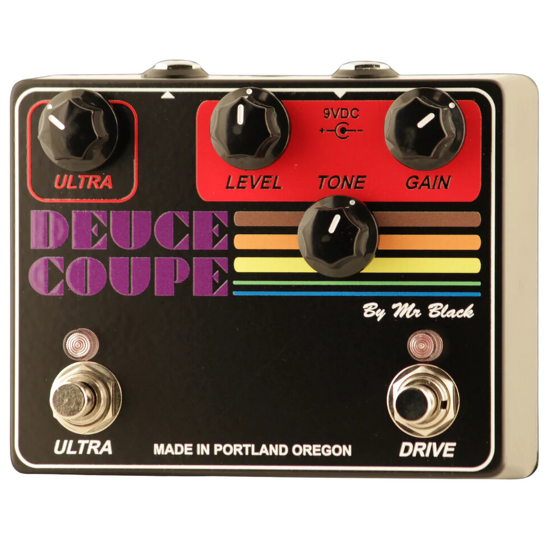 Mr Black Pedals Deuce Coupe Overdrive Effect Pedal